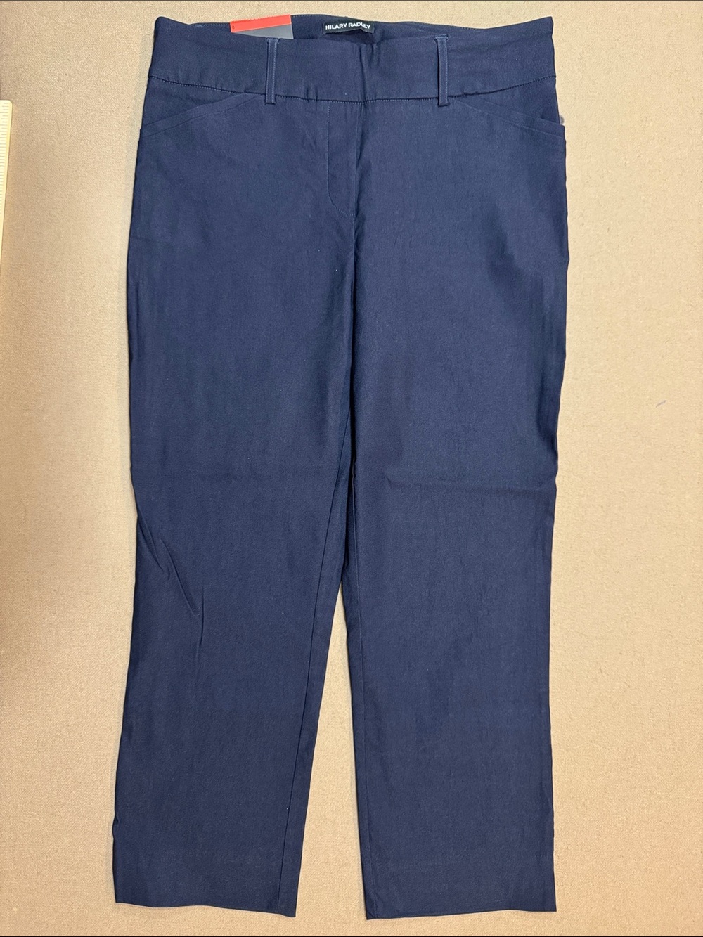 Hilary Radley Navy Straight Leg Trousers